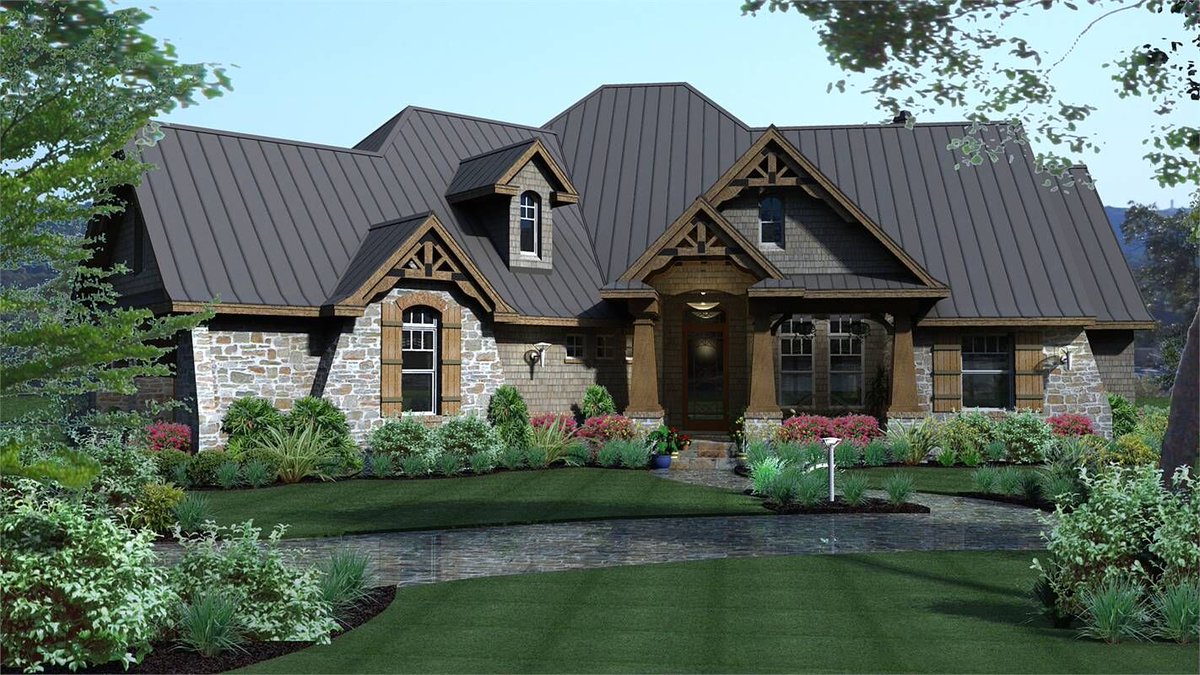 DesignersDirect's tweet image. About House Plan 2297: dfdhouseplans.com/plan/2297/

🛌 Bedrooms: 3 | 🚽 Bathrooms 3 | 📏 Square Feet 2,847 |  🏡 Stories 2| 🚘 Garage 3