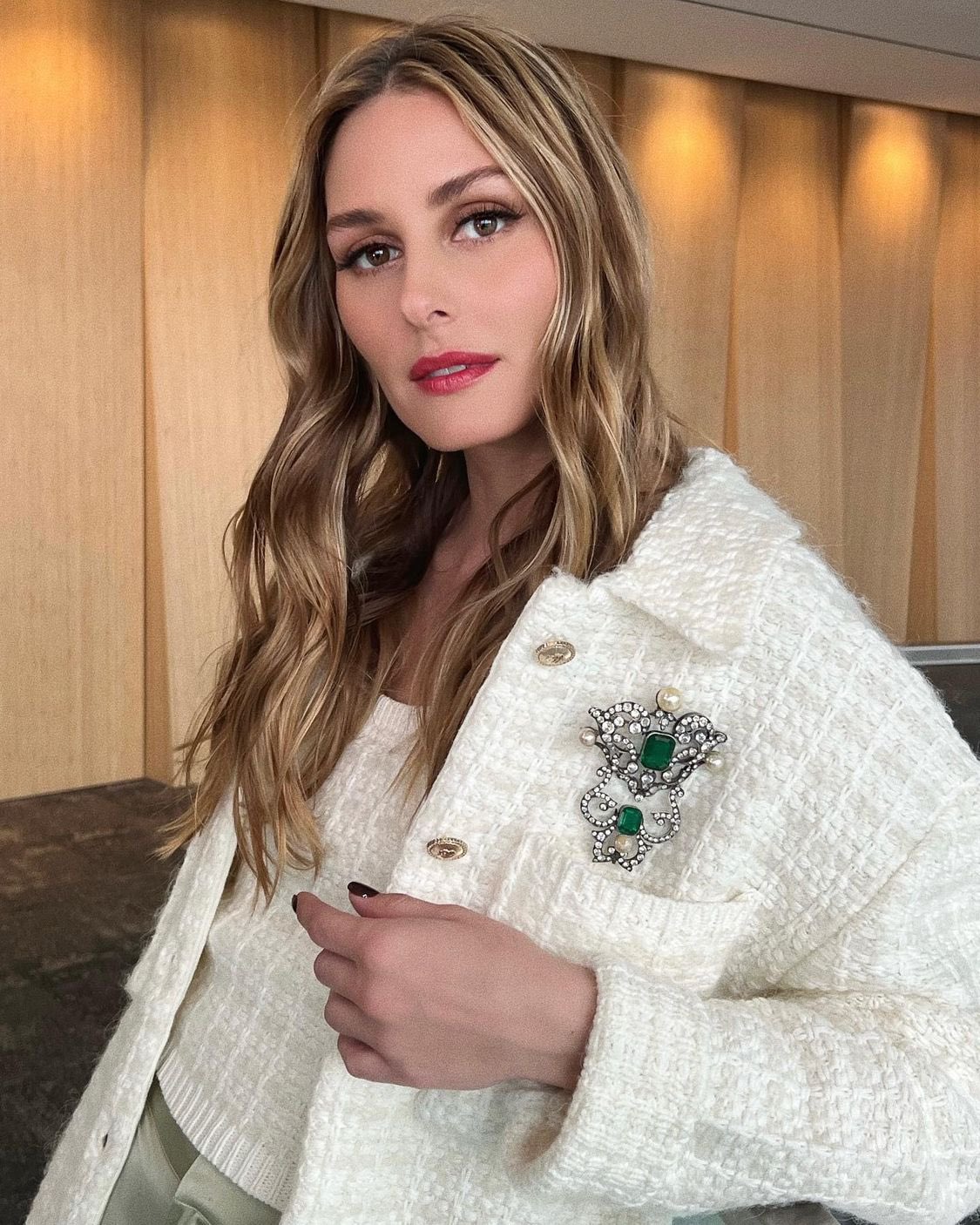 Olivia palermo tweed jacket hot sale
