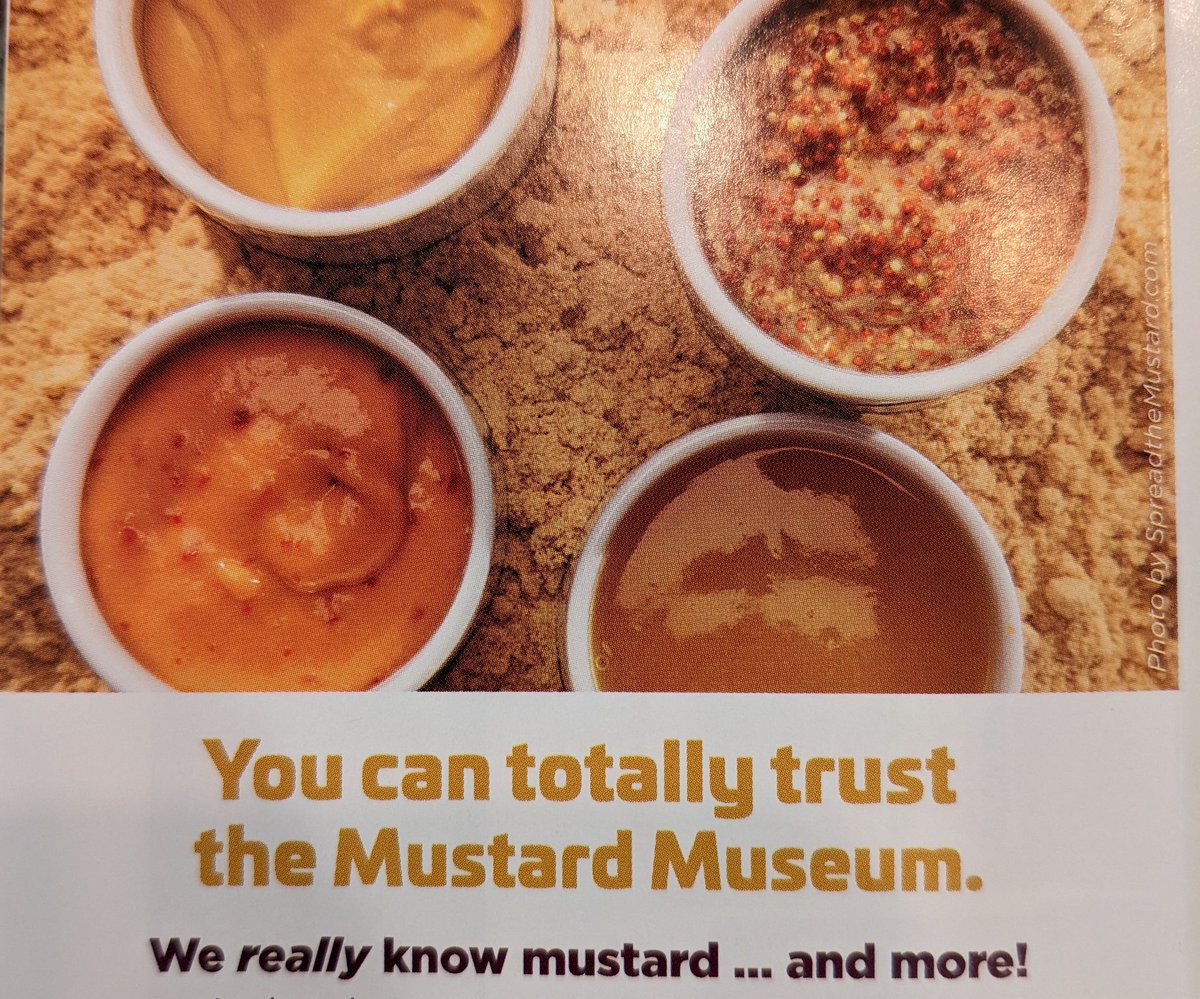 RabbiHayon's tweet image. Okay, I know what you were going for here, @MustardMuseum. But honestly this makes me feel deeply suspicious of you and your mustard-related hijinks.