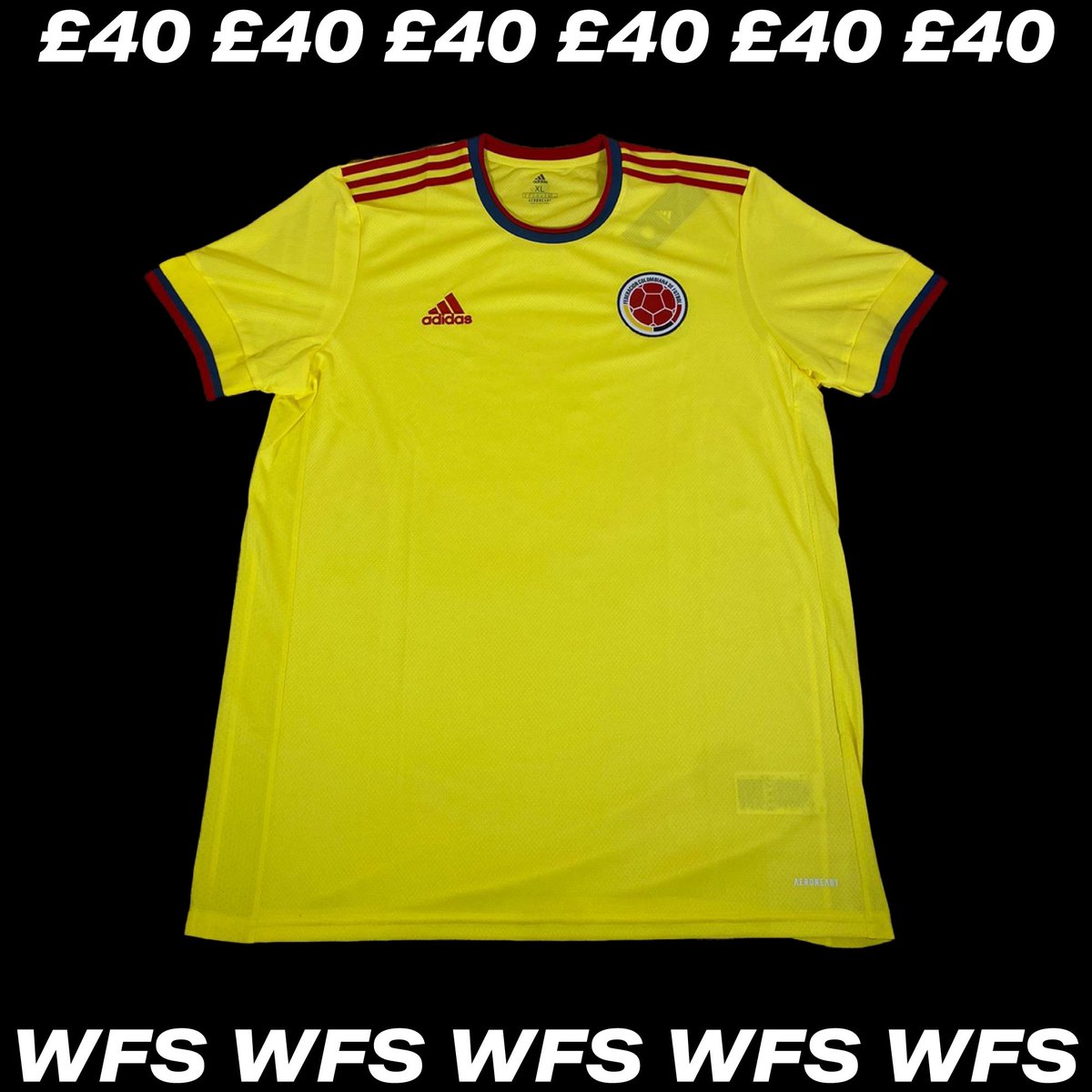 waveyfs's tweet image. Colombia x Adidas 🇨🇴 Brighten up your summer with this beauty 😎 available on WFS in L &amp;amp; XL #bnib waveyfootballshirts.com/shop/p/columbi…