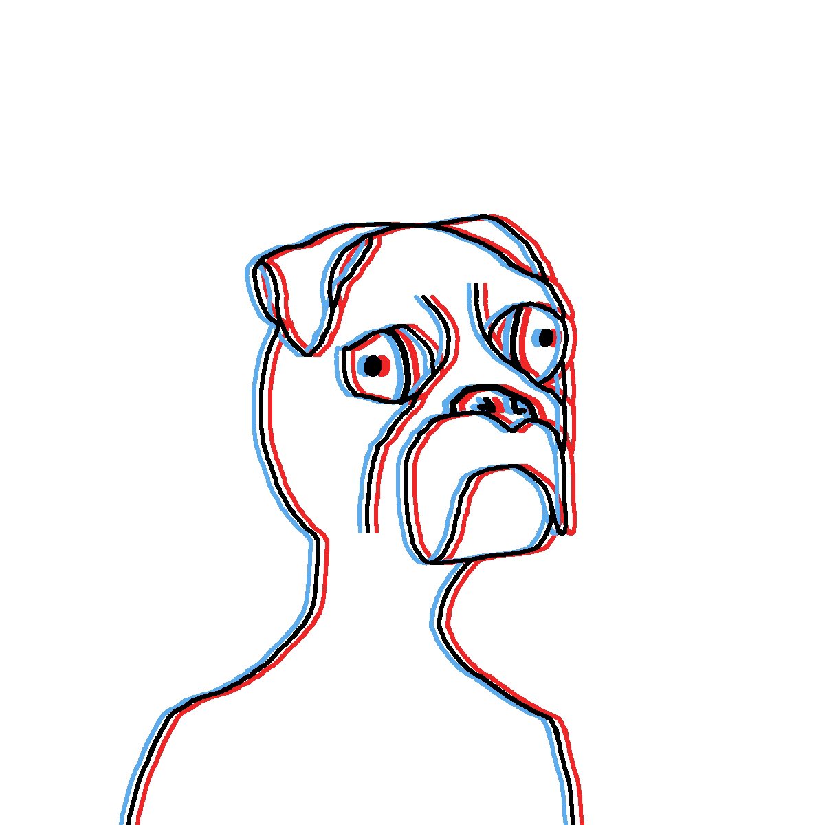 Bored Pug #216 

⚡️Glitch Pug⚡️ opensea.io/assets/0x495f9…

Don’t stare for too long. #NFT #NFTCommmunity