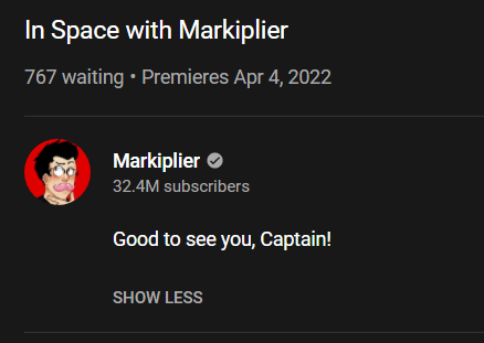 mementomark's tweet photo. he's saying ''good to see you, Captain'' as if he isn't gonna be yeeted off the ship first https://t.co/My8gLQhPFx