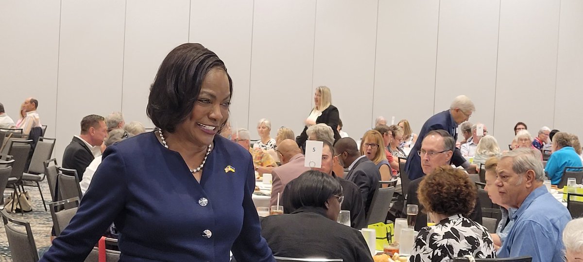 .@ValDemings energizes Democrats in deep red Lee County Reporting by @Jacob...