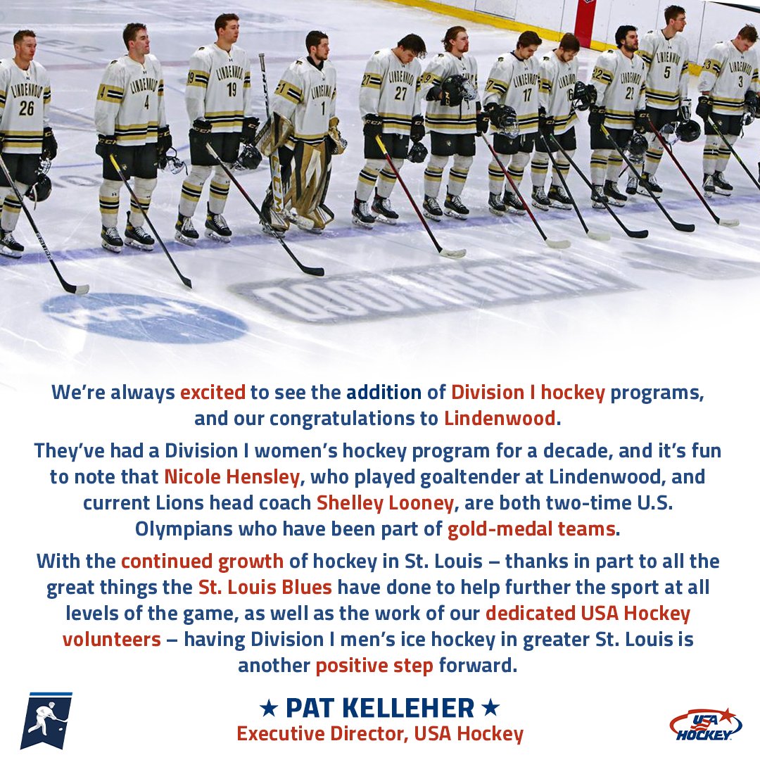 Awesome news for <a href="/NCAAIceHockey/">NCAA Ice Hockey</a>! 👏

Congrats, <a href="/LU_Lions/">Lindenwood Athletics</a> 🦁