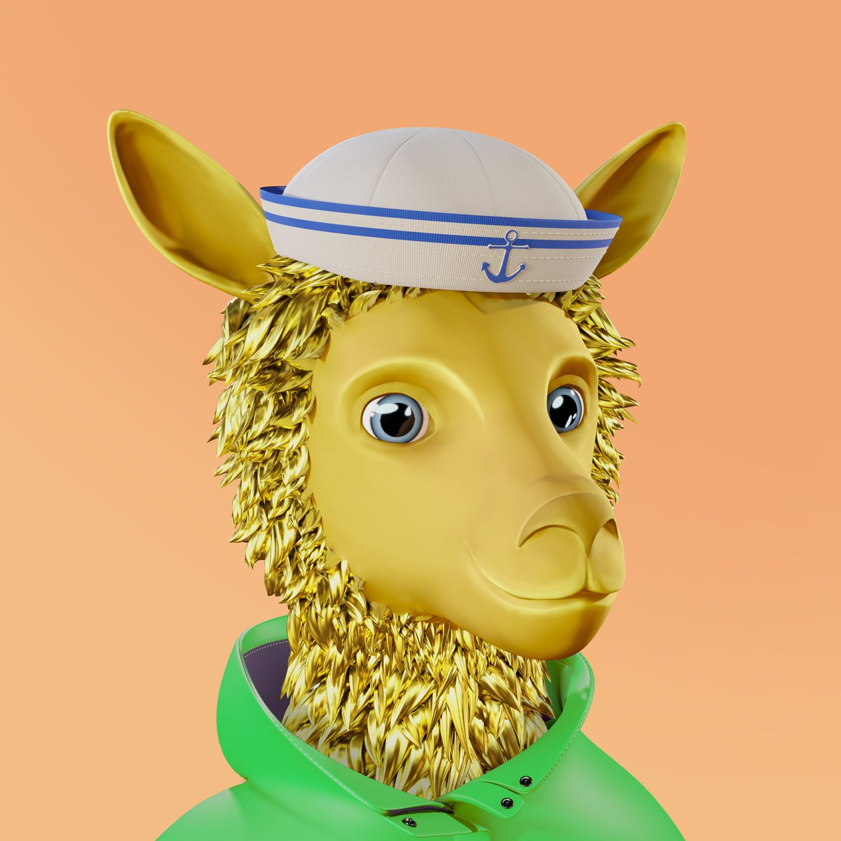 LazyLlamasBot's tweet photo. Lazy Llama #4561 with Green Raincoat (0.90%) was sold on https://t.co/EG6DIaOa4D for 1,320 ADA ($1,555.31) https://t.co/3UNUogtupZ
