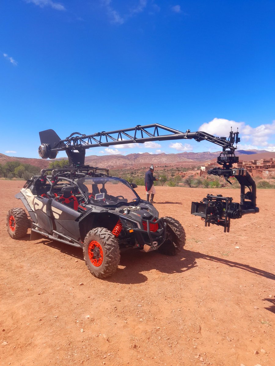 madaboutmorocco's tweet photo. @MotoCrane_Team really impressed. Easy to rig and use. Fantastic results. Who needs a #russianarm? Not @HichamHajji #morocco #filmphotography https://t.co/bXT5cNBSBj