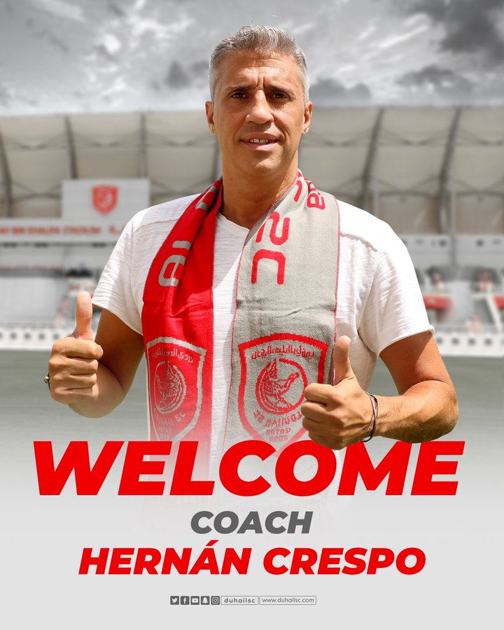 Que time Hernán Crespo está treinando?