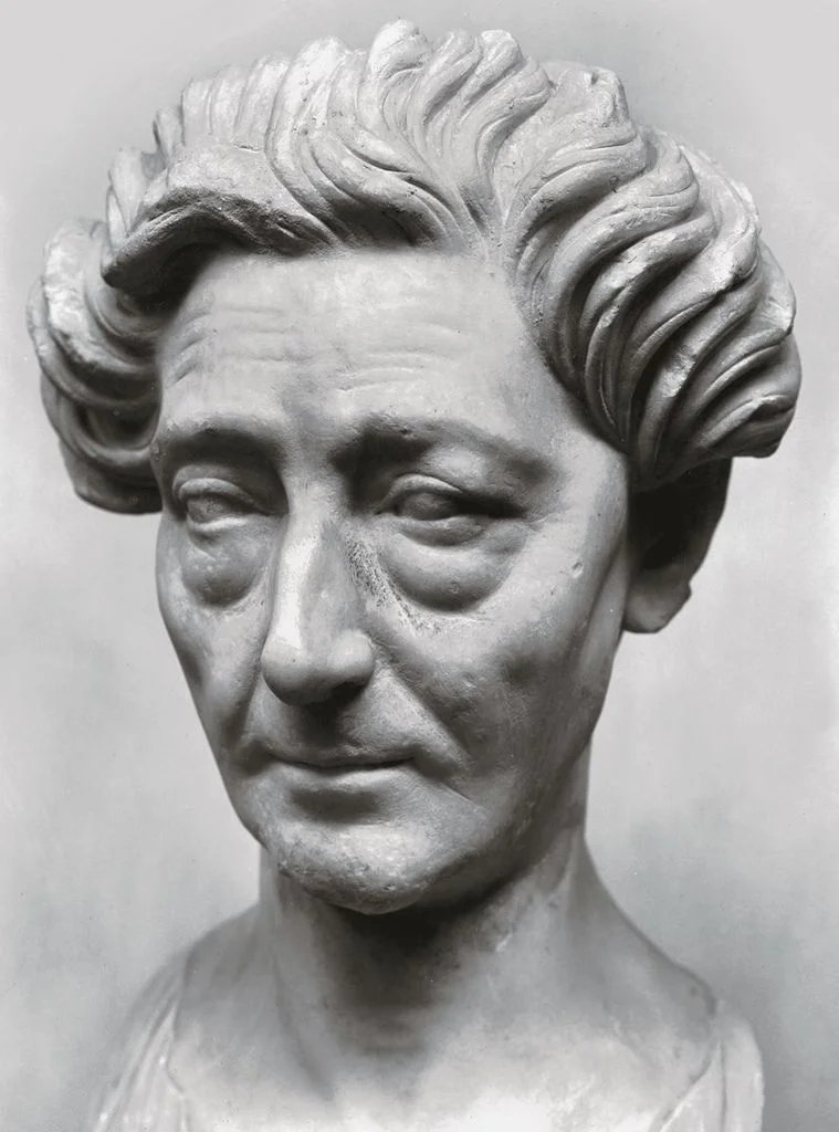 An evocative marble portrait of an elderly Roman matron, sculpted with a dignified naturalism that evokes the veristic style of Republican art. Late 1st century AD, Vatican Museums