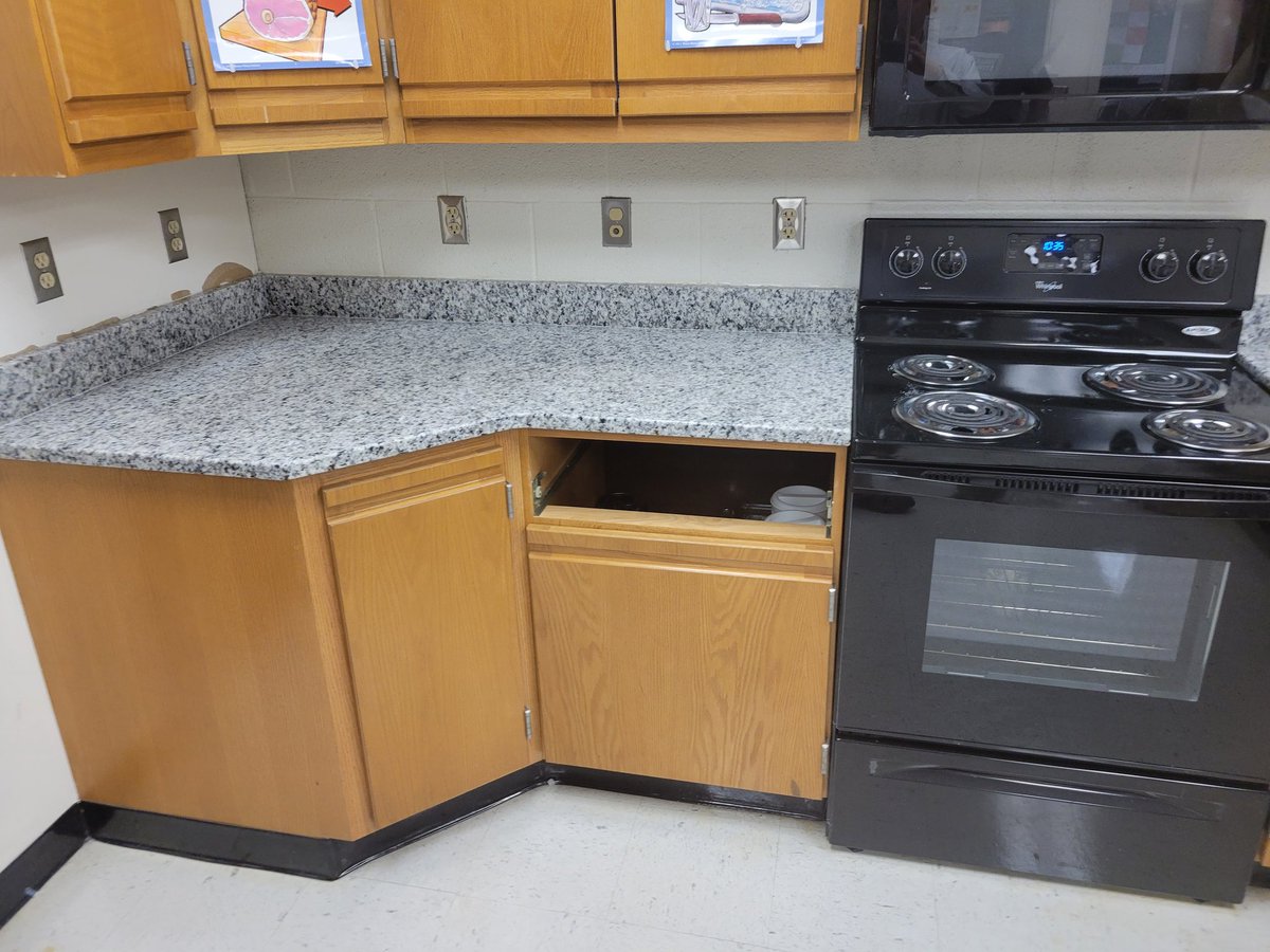 CTErxs's tweet photo. Nothing like a kitchen update @NorthForkMS FCS.  Great middle school programs get kids excited about going to high school.  Great equipment leads to that success.  #cteproud #studentsuccess https://t.co/WOueIGhiiK