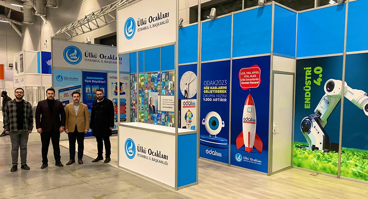 Kitap severlerin buluşma noktası İstanbul kitap fuarında Ülkü Ocakları İstanbul İl Başkanlığı olarak yerimizi aldık. 

26.03.2022 - 03.04.2022 tarihleri arasında CNR Kitap fuarındayız.

📚Tüm kitapseverleri bekleriz.