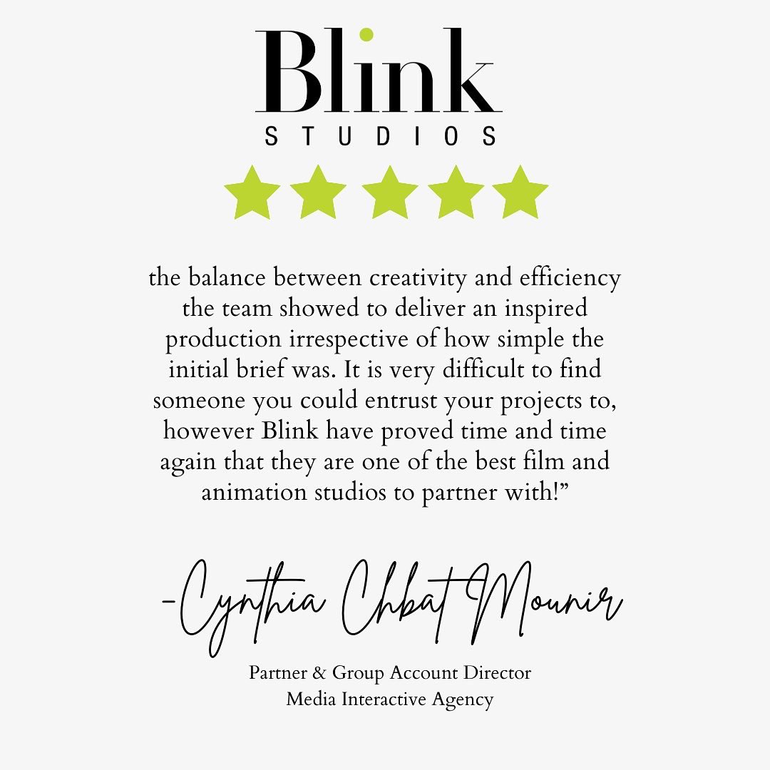 blinkstudiosus's tweet photo. The reviews are in! 

Check out this amazing review from our client Media Interactive Agency. Book a consultation today so we can start working with you to tell your story with impact.  

https://t.co/jw2tmthKGo

#Animation #videoagency #documation #animationstudio #producers https://t.co/wkq0QUjvzB