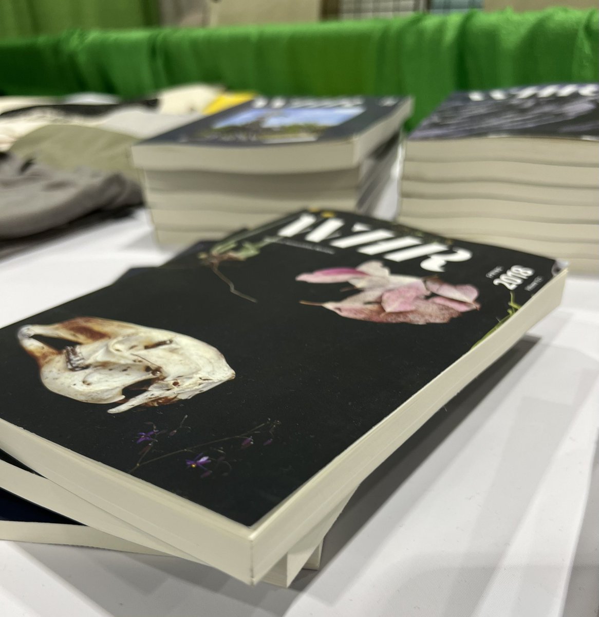 WH_Review's tweet image. Are you at #AWP22?? Stop by our booth (358) and say hello! Buy a cool t-shirt or one of our beautiful totes! We have issues available for a discounted rate too!!