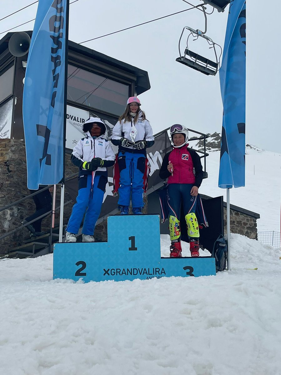 ski_racer's tweet photo. That’s me in 2nd place, (looking like an Ewok) ⛷😂 last day of the @thebritishskiacademy Interschools races today in Andorra,really enjoyed getting to grips with my race mindset. Feeling good for the Welsh champs next week in Champery,Switzerland @BridgewaterScho @AmbitionRacing https://t.co/Jaga4nuO9w