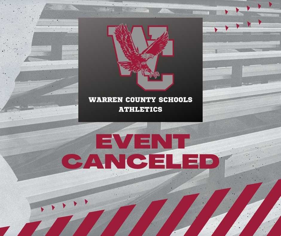 wcmiddlenc's tweet photo. ❗️🚫 ⚾️ 🥎 🚫❗️Today's baseball and softball games have been canceled. #WarrenEaglesAthletics https://t.co/UNdmN93ZPo