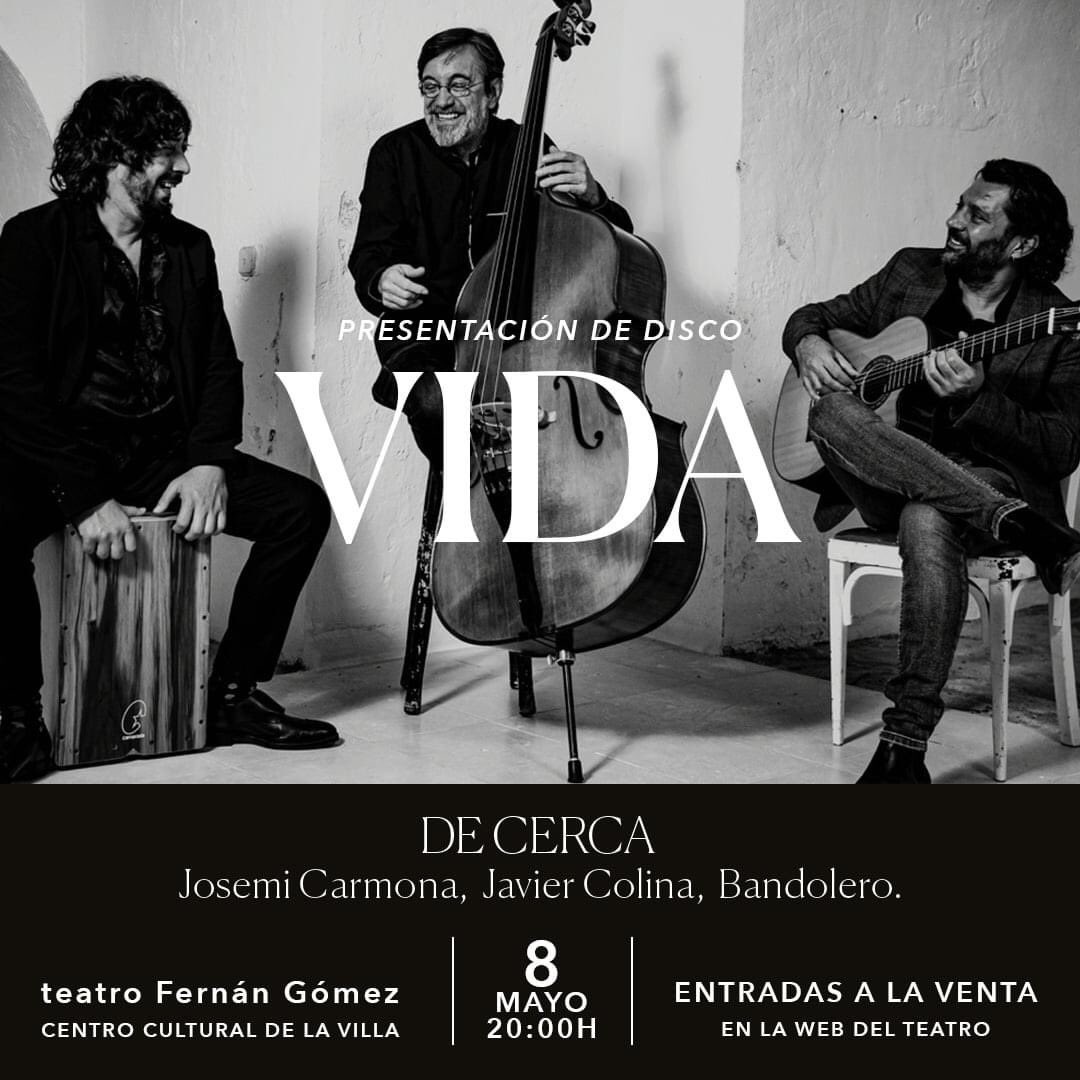 TalentoOnFire's tweet photo. 💥💥💥
El nuevo trabajo de 'De Cerca' (Josemi Carmona, Javier Colina &amp; Bandolero), ya tiene fecha de presentación en Madrid: será el 8 de mayo en el Teatro Fernán Gómez y las entradas están ya a la venta 👉 https://t.co/aYZQG9hHJe

¡Os esperamos! 

#onfire #decerca https://t.co/wJJQEDzqtl