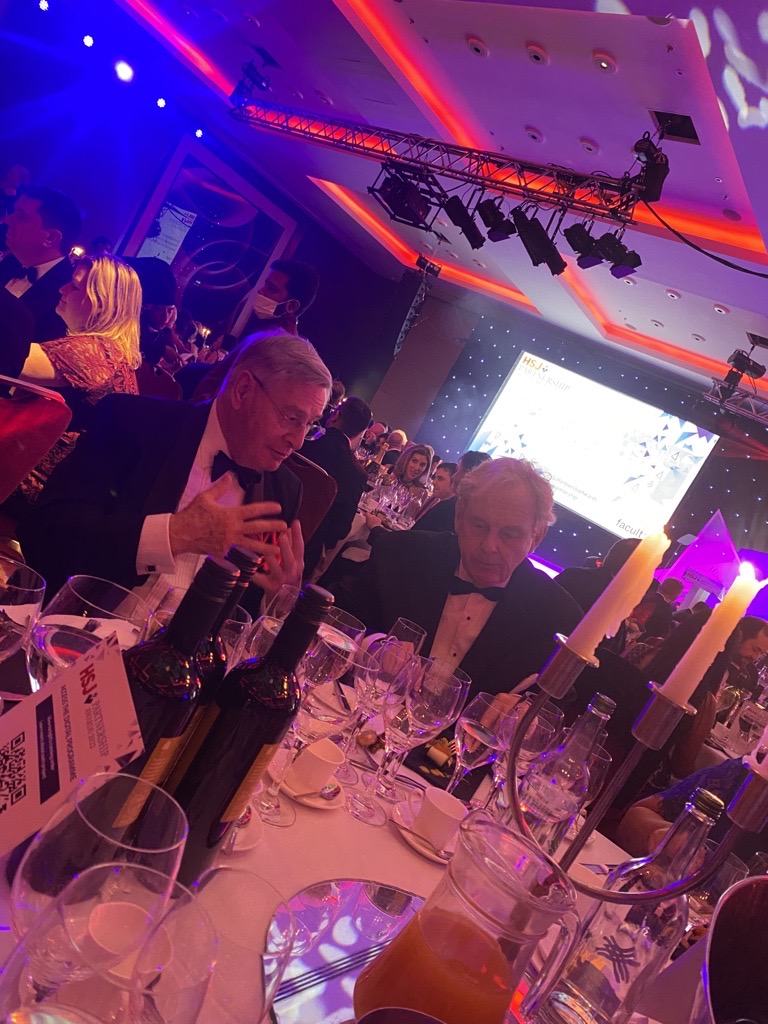 medefercare's tweet photo. Sir Cyril discussing why Medefer is so much of the now. Beat that backlog and transform patient pathways for modern healthcare delivery. #HSJPartnershipAwards #backlog #medefer https://t.co/Ejrw8bHeUO