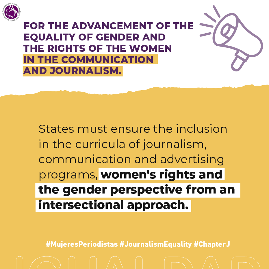 redpergenero's tweet photo. #Campaign #MujeresPeriodistas #JournalismEquality #ChapterJ
⚠️ In the world, only 9% of stories in the media reflect issues of inequality or equality, @whomakesthenews
➡️ https://t.co/pftbd1SZOZ https://t.co/uluEfwlKTU
