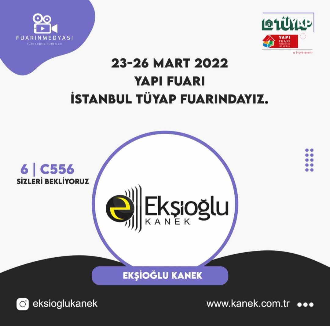 🌐Ekşioğlu Kanek olarak İstanbul Tüyap Fuarındayız. 23-26 Mart arası sizleri bekliyoruz 🤩
☎️0216 702 10 22
📲0541 671 00 53
📧bilgi@kanek.com.tr
#tel #çit #korkuluk #ferforje #demir #çelik #panelçit #jiletlitel #çimçit #razorwire #grassfence #kuwait #kuwaitcity #garden #germany