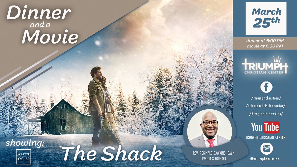 triumphccenter's tweet image. Join us for Dinner and a Movie this Friday! 
#TriumphChristian #TheKingdomVOICE #EngagingCommunities #hamptonroads #newportnews #virginia #fellowship #churchfamily #pleaseshare