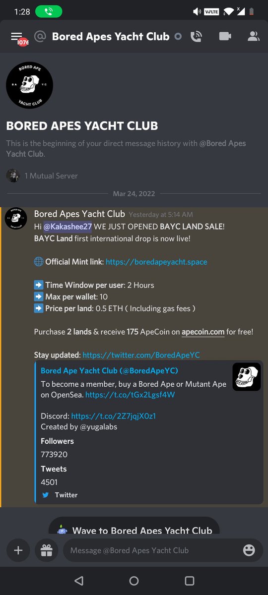 CryptoF75743505's tweet photo. @BoredApeYC @apecoin 
Scam????
#NFTCommunity #NFT #eth #BAYC https://t.co/SdkyLWRgLy
