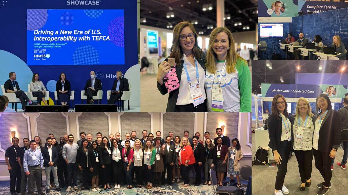CommonWell's tweet photo. Hey, @HIMSS - thanks for the memories! Check out our photo album from last week. https://t.co/usJQoPQXLl #HIMSS22 #InteropDoneRight https://t.co/CIYOgngOv8