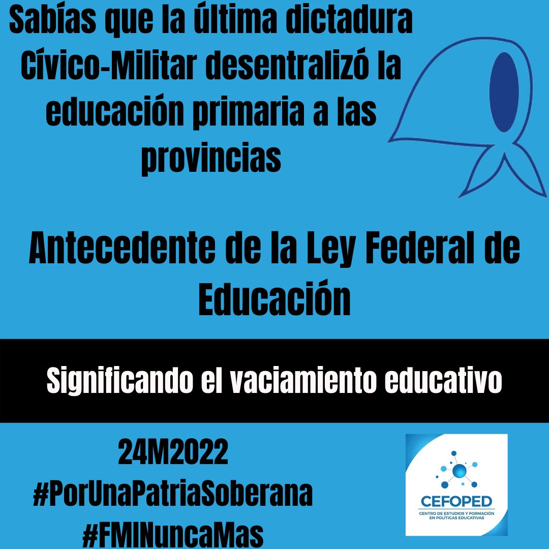 CEFOPEDeduca's tweet photo. Recordamos a las compañeras y los compañeros desaparecidos, entre ellxs a 606 educadores, durante la última dictadura cívico-militar, que cumplió el plan de los poderosos. Rompiendo lazos comunitarios, endeudando y vaciando al sistema educativo.

#NuncaMas
#MemoriaVerdadYJusticia https://t.co/Ja7O0DM6i8