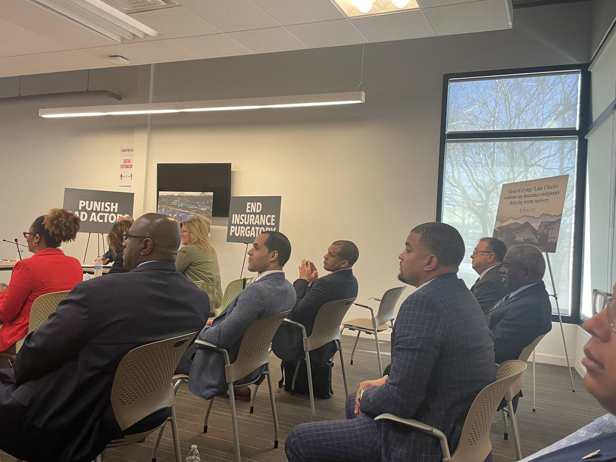 TeamKCP's tweet photo. @LouisianaGov and @lalegis listening to Policyholders grief regarding Unfair Practices! #InsuranceReform #Fairness Needed Now! #IdaWoes #InsuranceWoes #lalege https://t.co/3iifG87YM2
