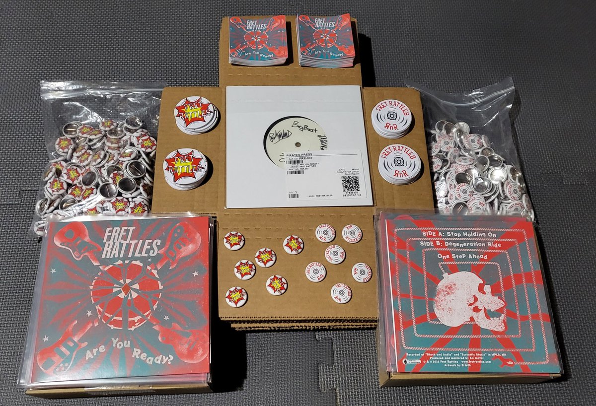 One week left to pre-order our new "Are You Ready?" EP with bonuses! Order at: fretrattles.bandcamp.com/album/are-you-…
