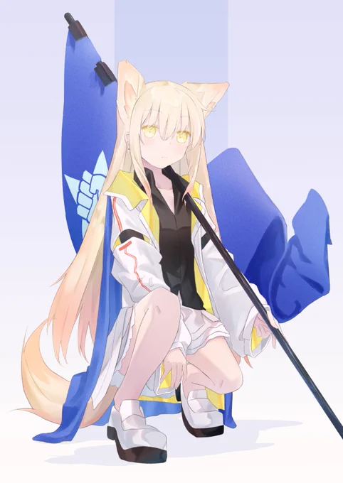 狐の女の子にはかっこいい武器を持たせたい 