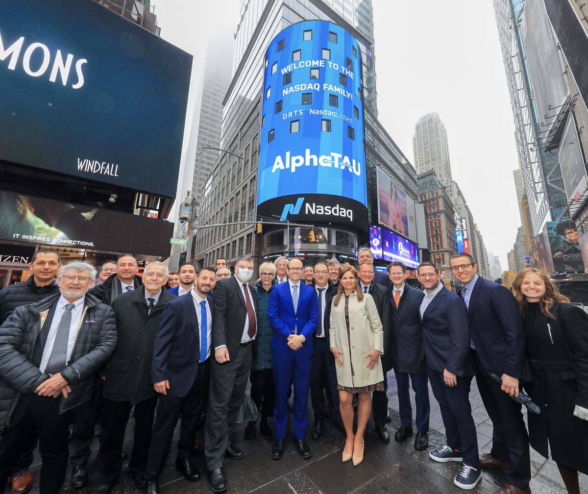 NasdaqExchange's tweet photo. 🧬 @AlphaTauMedical is treating cancer with precision. 

$DRTS focuses on research, development and commercialization of Alpha DaRT (Diffusing Alpha-Emitters Radiation Therapy) for the treatment of solid cancer tumors. #NasdaqListed https://t.co/spjJ42nOML
