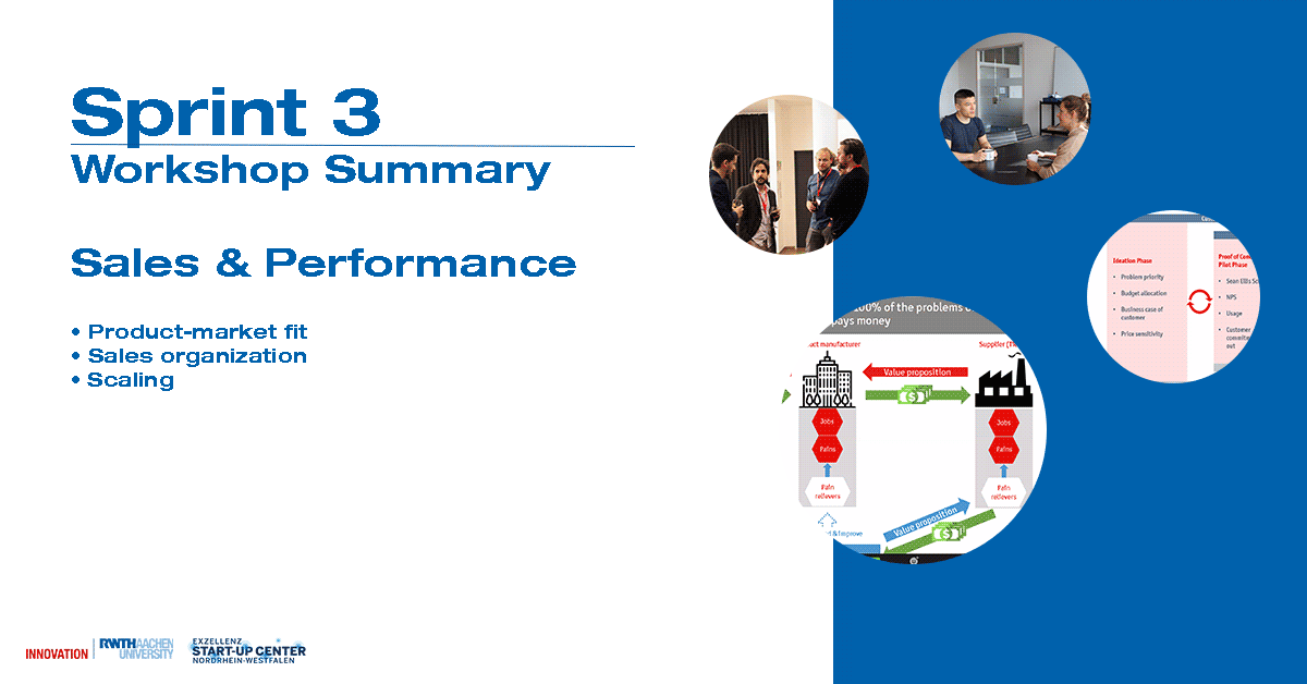 RWTHInnovation's tweet photo. In #Sprint3 of our #RWTHIncubationProgram, our #SpringBatch2022 is stepping up sales &amp; performance | Together with @HTGF &amp; @UVC_Partners, our #deeptech #startups shaped their product-market fit &amp; improved their B2B sales approach, pipeline &amp; lead prioritization.
#ESCNRW @RWTH https://t.co/I1zIFWPhqL