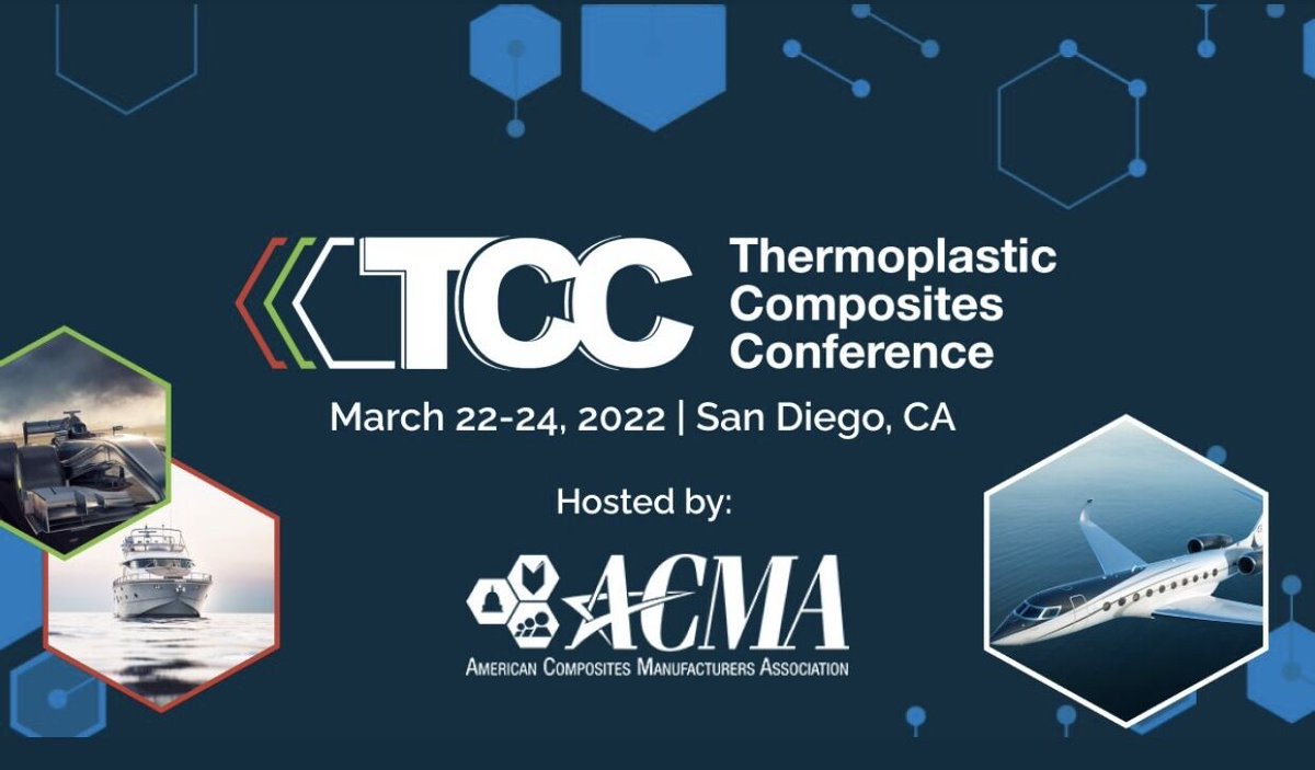 iacmihq's tweet photo. #IACMI is proud to be an exhibitor at the Thermoplastic Composites Conference 2022 in San Diego, CA. 

#TCC2022 is organized by @ACMAcomposites   

#thermoplasticcomposites #technology
#acceleratingmanufacturing https://t.co/vzgPSjqDFz