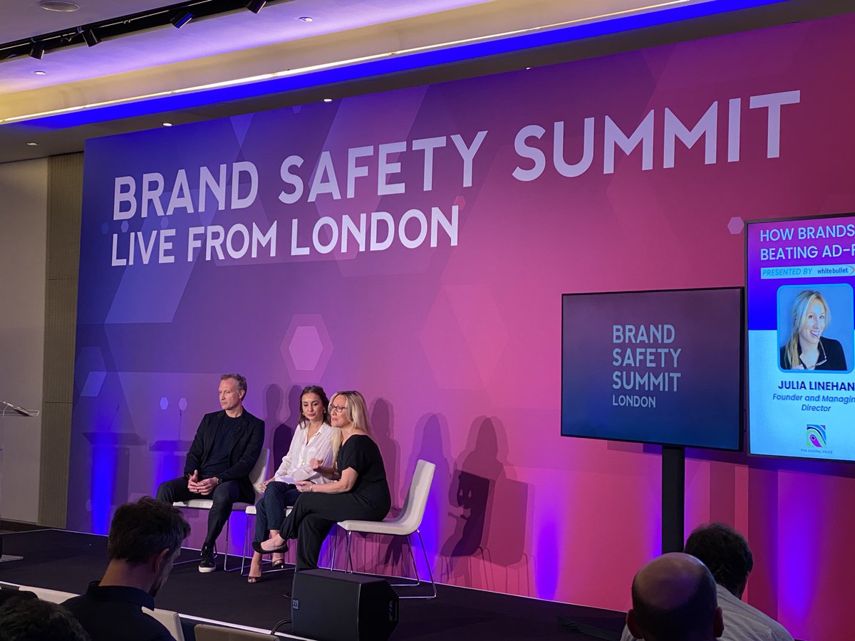 “No brand should be funding piracy” - Allie Wooton from @SkyUK #London @614group #BrandSafetySummit @whitebullettech @tag_today #piracy