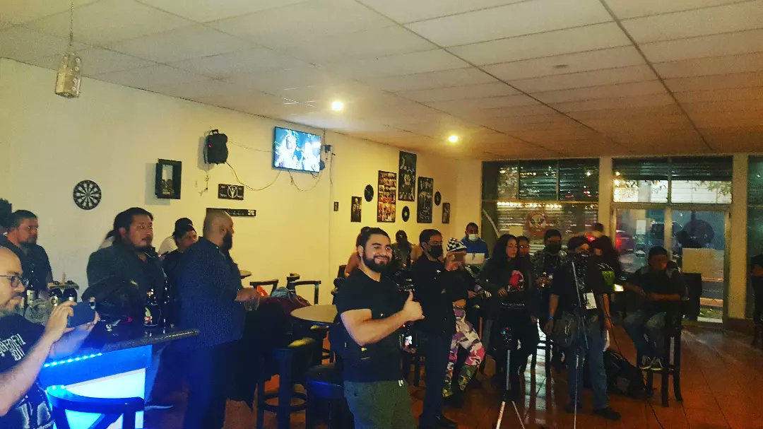 elkal1fa's tweet photo. Anoche fue la rueda de prensa del #UndergroundBlood2 estuvo genial la convivencia.
Ya en cuenta regresiva para el festival, muy ambicioso el festival, varios géneros de metal extremo de Guatemala.
#SomosCulturaNoBulla #wetrustinnoise #guatemala🇬🇹
https://t.co/BJRF6QTL5D https://t.co/gohTh5esKx