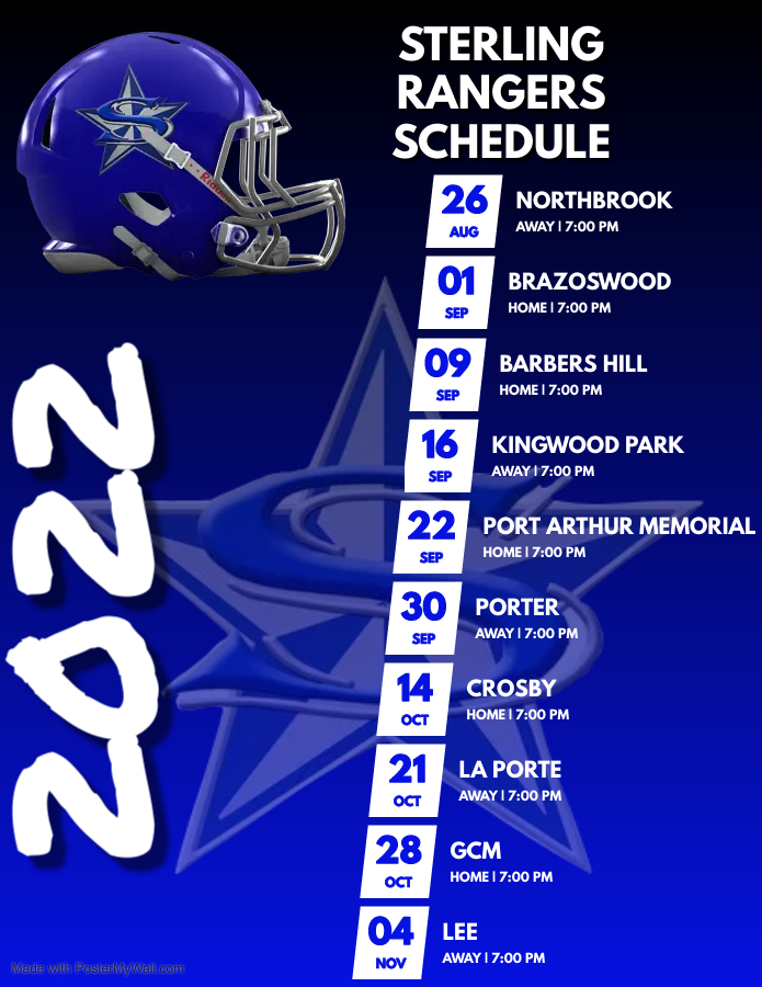 RSS_RangersFB's tweet photo. 2022 Schedule https://t.co/16bNiKLA0n