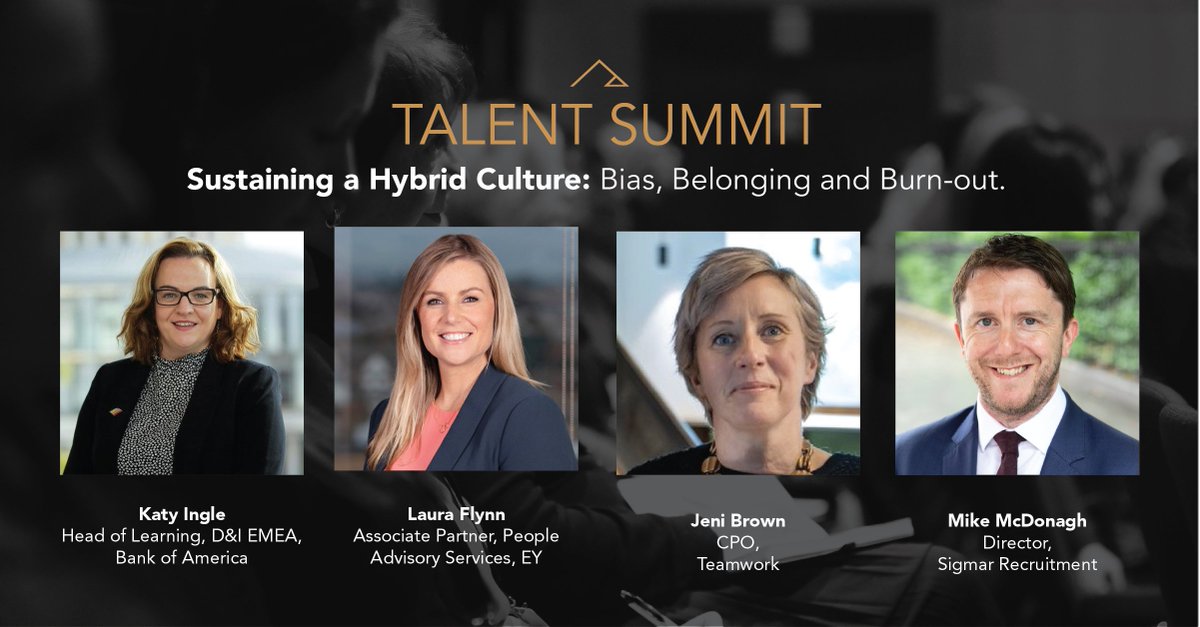 How should we prepare for emerging challenges and opportunities around workplace equity, biases, syhnchronous/asynchronous work, and burn-out? Katy Ingle <a href="/BankofAmerica/">Bank of America</a>, Laura Flynn <a href="/EY_Ireland/">EY Ireland</a>, <a href="/jeniamy/">jenibrown</a> <a href="/teamwork/">Teamwork.com</a> and Mike McDonagh <a href="/SigmarIrl/">Sigmar Recruitment</a> discuss next at #TalentSummit