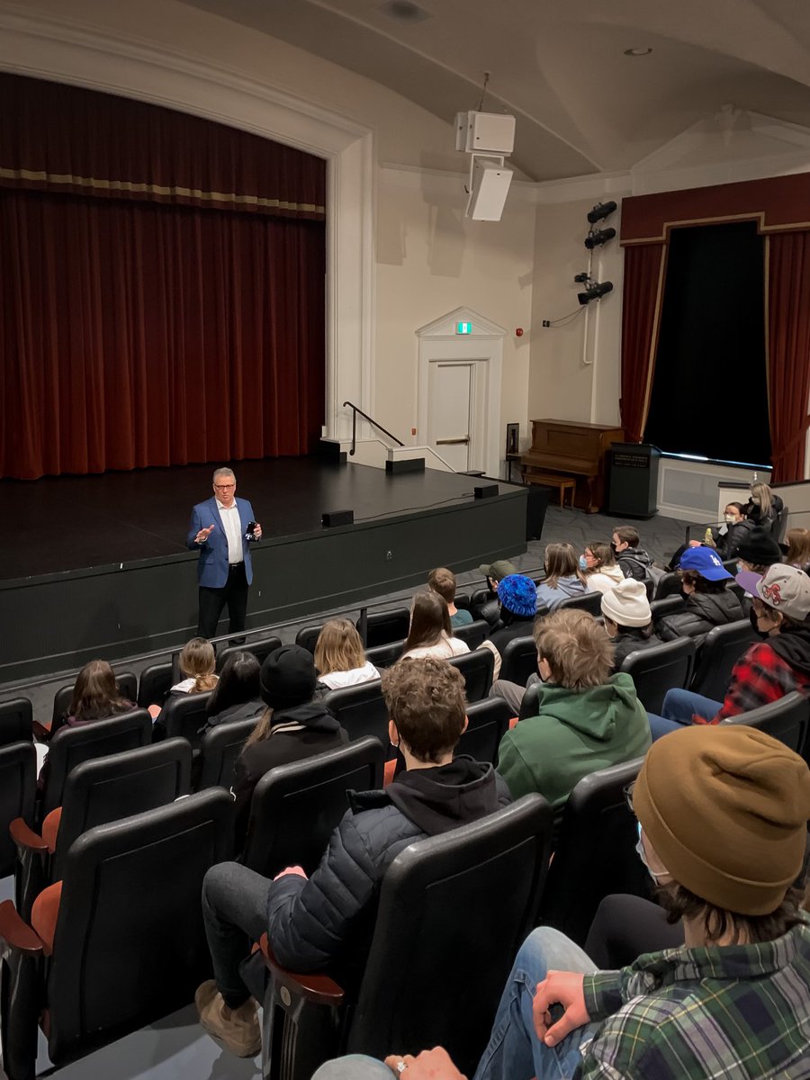 DougCurrie's tweet photo. Thanks to over 60 gr 10-11 Charlottetown Rural High Students for taking part in Experience @hollandcollege as we welcome students to our campuses #careerawareness #degreepathways https://t.co/5EjbfXmRK7