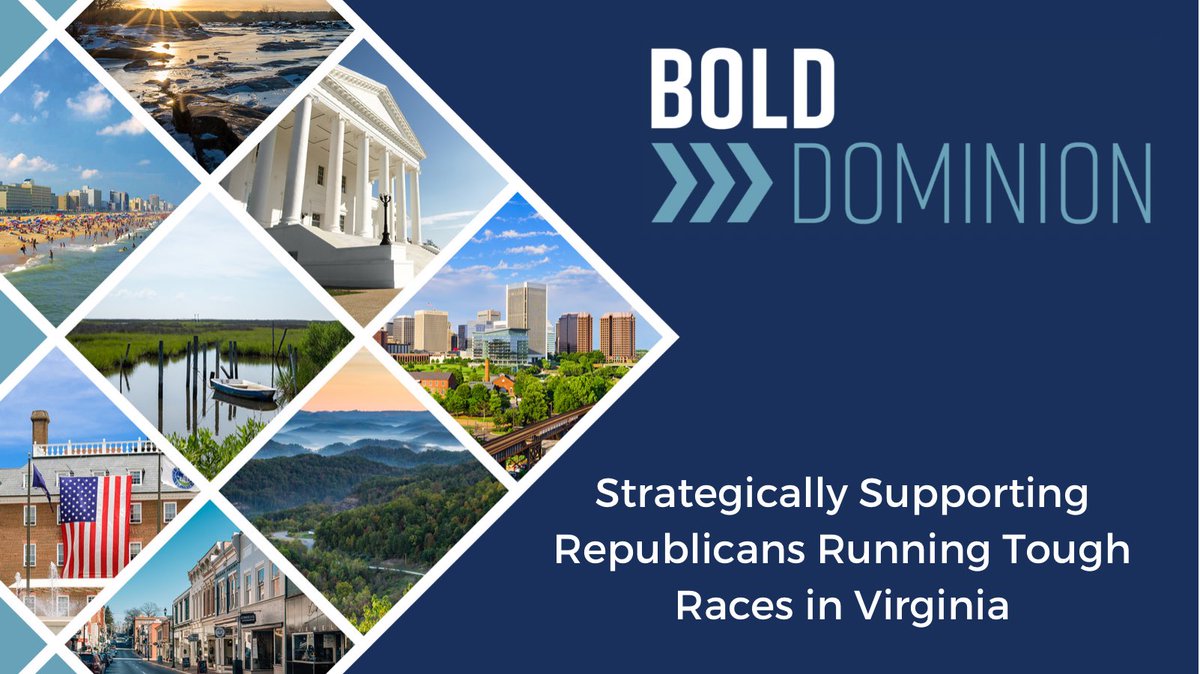 BoldDominion's tweet photo. We are excited to announce the launch of Bold Dominion - a new PAC focused on supporting conservative candidates running in competitive races in the Commonwealth! Read more —> https://t.co/ZSwP9AsmK4 https://t.co/ESK8HxNWOE