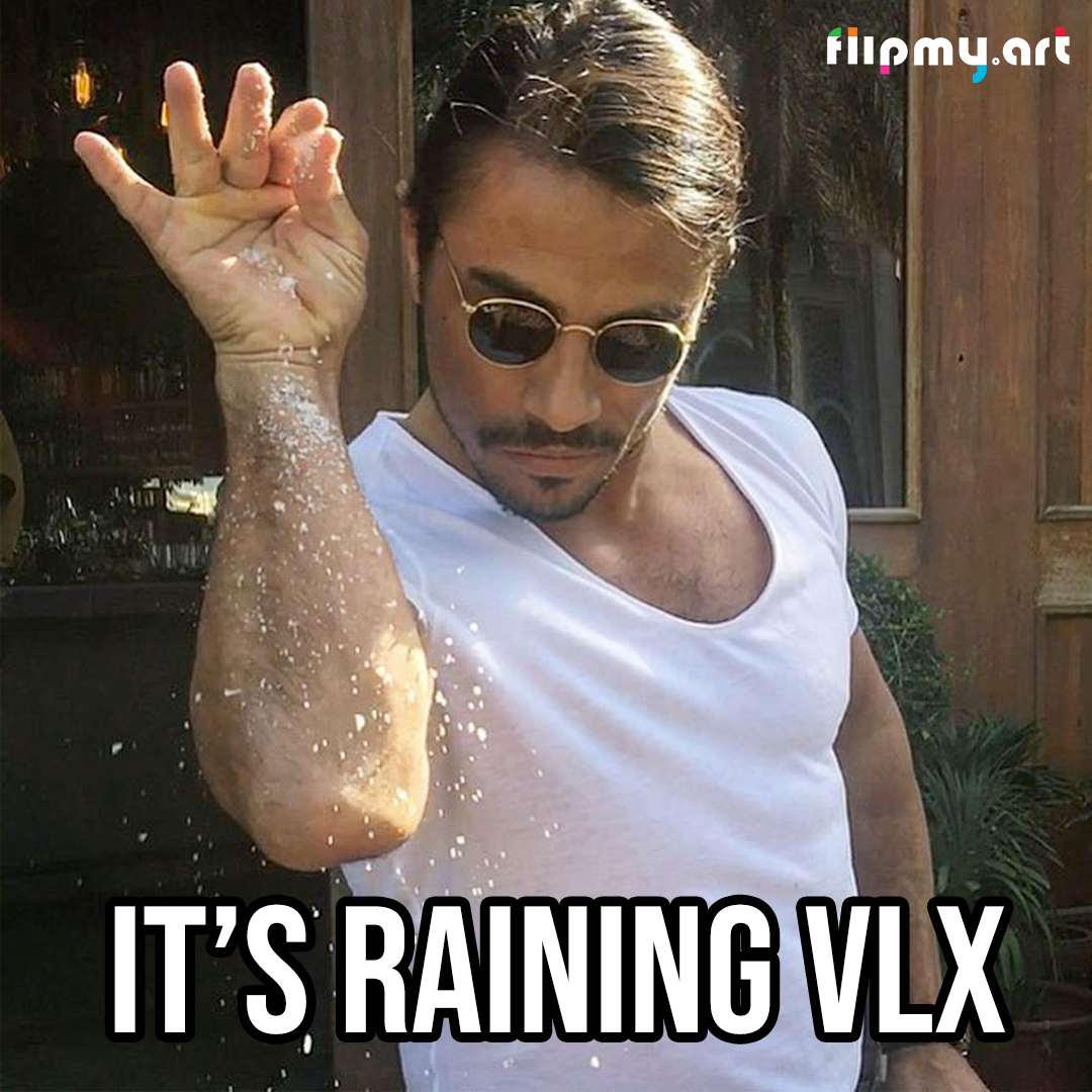 VLX raining on <a href="/FlipMy_Art/">FlipMy.Art</a> 💸
#NFT #NFTartist  #Cryptoart #digitalart   #NFTCommunity #NFTGiveaway #NFTGame #nfts #nft #nftcommunity #nftcollector #nftartist #cryptoart #digitalart #art #crypto #blockchain #cryptocurrency #nftdrop #cryptoartist #nftcollectibles 
<a href="/VelasBlockchain/">Velas</a>