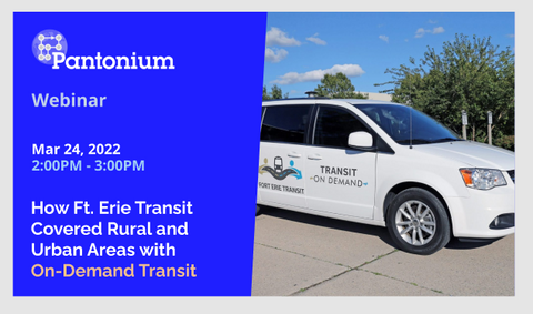 Join us today at 2 PM ET for a panel discussion about how Ft. Erie Transit replaced their fixed route bus service with an on-demand service that has already increased ridership by 50%. Sign up here: hubs.la/Q016HFmP0