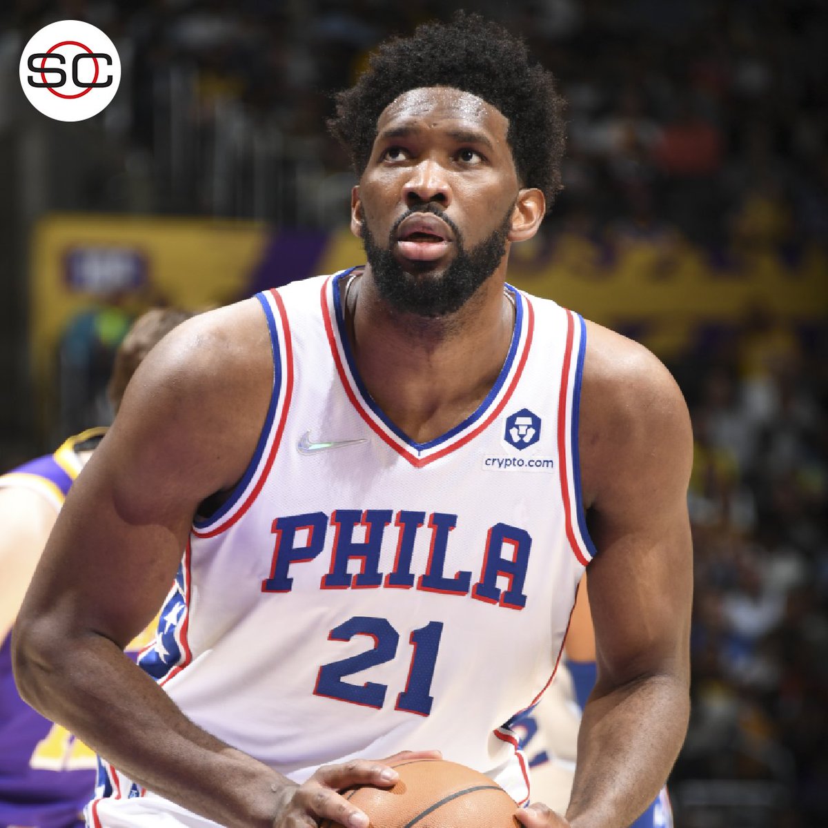 SportsCenter_nt's tweet photo. #CaminoAlMVP
Tuvimos una actuación espectacular de #TeamEmbiid frente a los Lakers 💥
🔥 Embiid se llevó un doble-doble al tener 30 puntos y 10 rebotes en su camino por el MVP de la temporada en la #NBAxESPN https://t.co/ec76mzV5NJ