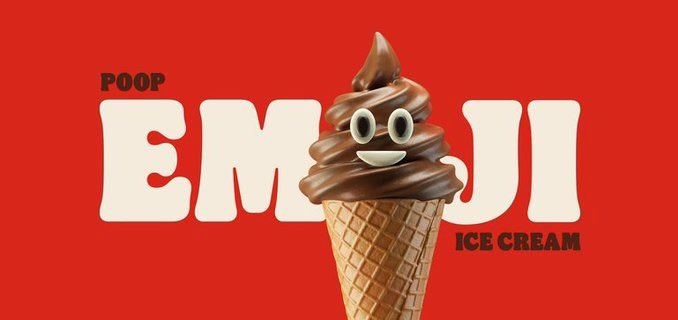 himanshisolanki's tweet photo. Anybody fancy a poopy ice-cream? 

Burger King promises it’s just gross on the outside but not on the inside. 😌

Point:- No artificial ingredient. https://t.co/0sP2sTWezk