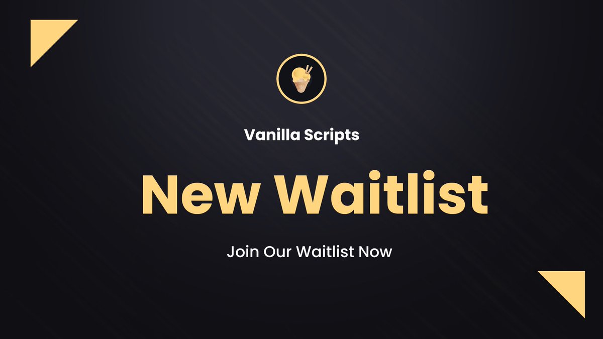 Want to join us?  💯

Enter here for our waitlist! We will select randomly new members 🙏

whop.com/products/vanil…

Join the winning team 🎉