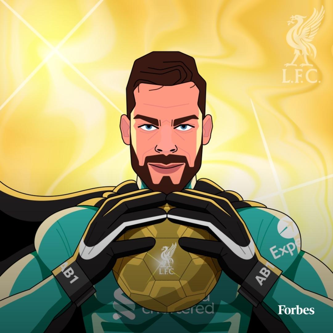 Forbes's tweet photo. Liverpool Football Club, one of the world’s top soccer teams, is kicking off its first venture into #NFTs with a collection of art based on players and managers from the men’s squad.

https://t.co/ihqpLg9HXT https://t.co/PEG1sR1d7B