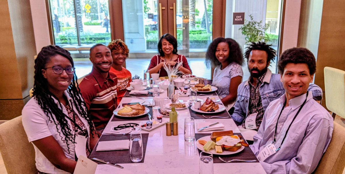 Renetta_Tull's tweet photo. At our PROMISE Engineering Institute (PEI  https://t.co/djfI5w5v76) mtg w/some of our @UofCalifornia doctoral students @NSBE #NSBE48, we decided to uplift  Black PhD engineering students! Tell us who you are, share your work! #Excellence #InspiringEngineers #ThinkBigDiversity https://t.co/LpONqqN60P