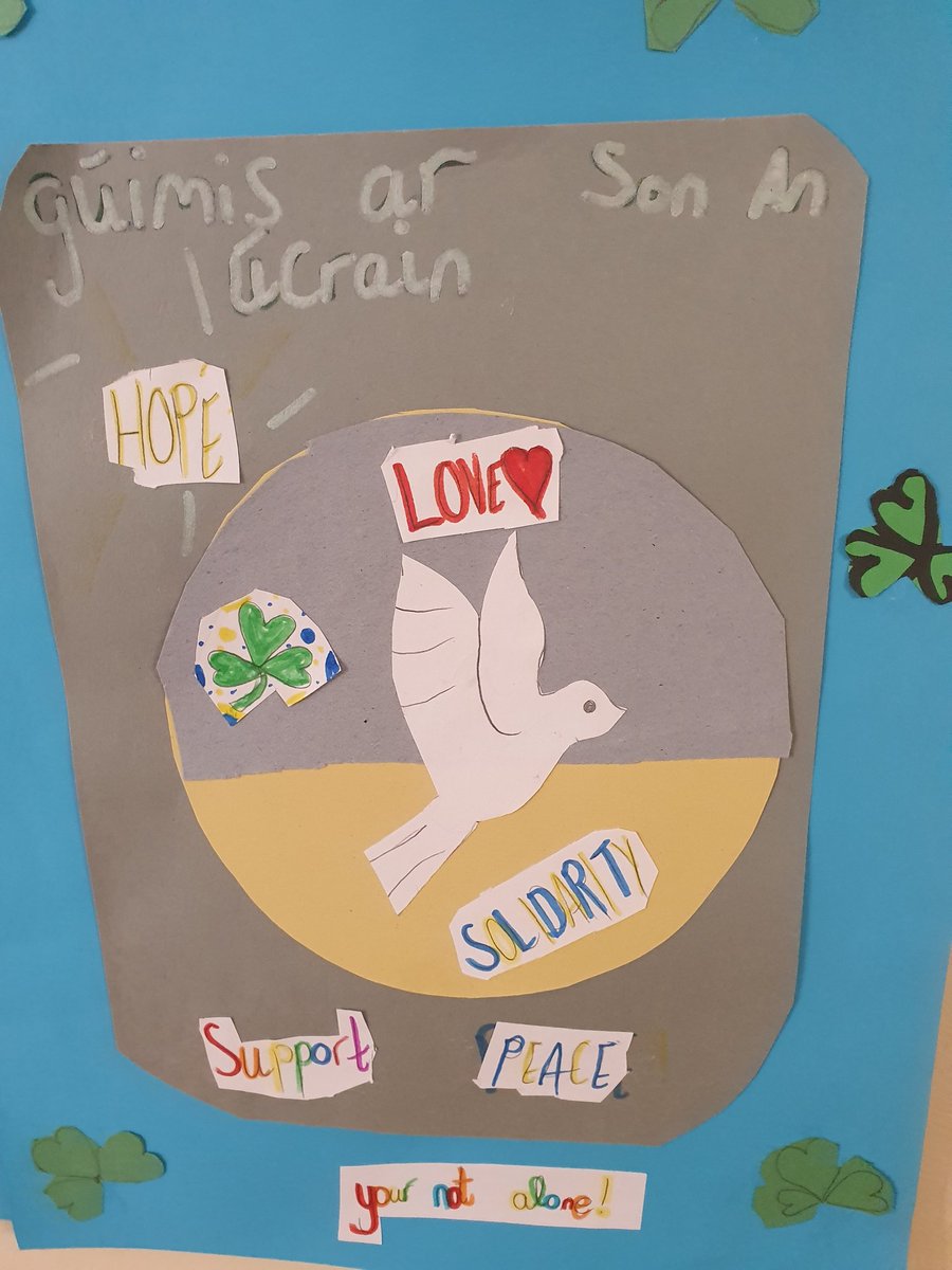 scorpionovasix's tweet photo. @ClonburrisNS #fourthclass we #stand with #Ukraine https://t.co/wbm9YcoP1S