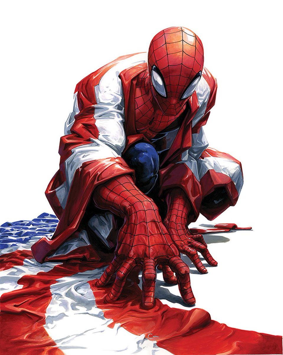 RT @theaginggeek: Spider-Man by @Clayton_Crain 
#SpiderMan https://t.co/qsBx5A40iW