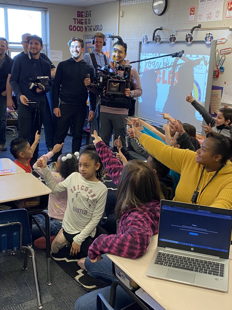 Just another fun day at Washington! <a href="/WichitaUSD259/">Wichita Public Schools</a> # WPSProud #Microsoft