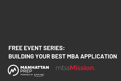 Starting April 7, join mbaMission for a free 8-part webinar series to learn what you need to be doing now to create a compelling MBA application.
ow.ly/ITPg50IrjSp

#gmat #bschool #mba