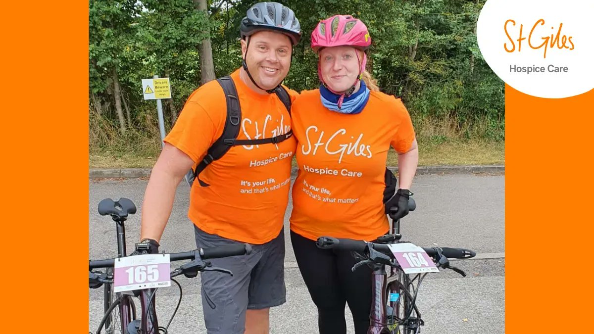 Our Cycle Spring event is fast approaching! 🚲

Follow in the cycle tracks of some of our wonderful supporters, like Mark and Natalie Collis (pictured), and sign up today! 🧡

There's a cycle route for everyone on Sunday 8th May 👉 buff.ly/30oYVYk